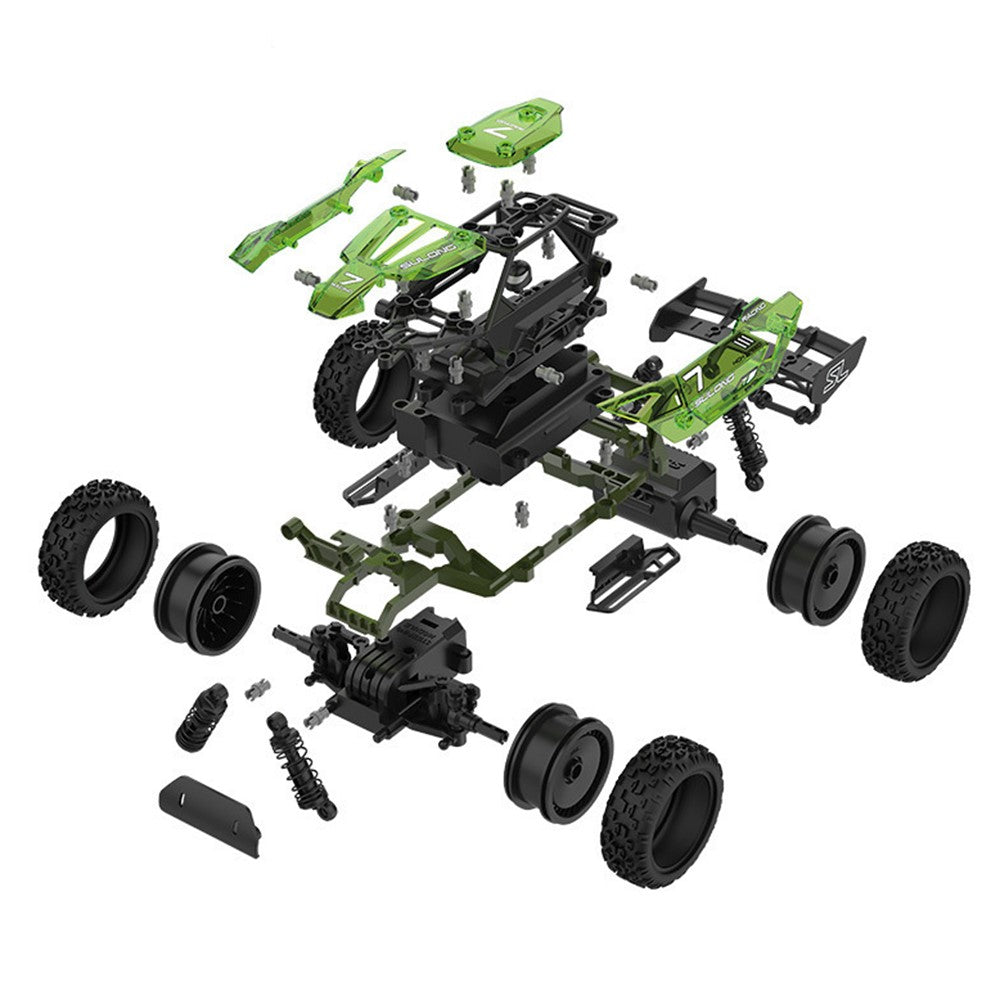 SULONG 1:18 DIY RC Car 2.4G Remote Control Assembly Car Kids Boys Toy