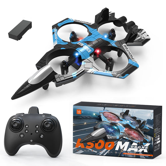 K500 MAX Remote Control Quadcopter Drone Altitude Hold Flight Stunt Toy RC Aircraft, Single Battery