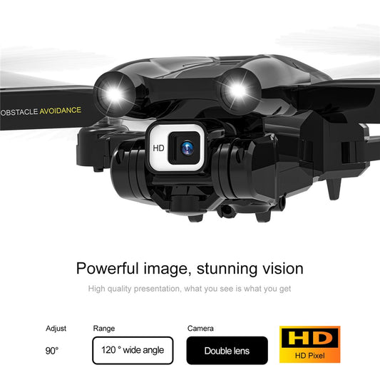 YT163 Pro Max RC Drone with Dual Camera Obstacle Avoidance Remote Control Quadcopter Optical Flow Fixed High