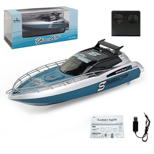 777-582 2.4G RC Submarine Model Mini Speed Boat Simulation Remote Control Aircraft Carrier Toy