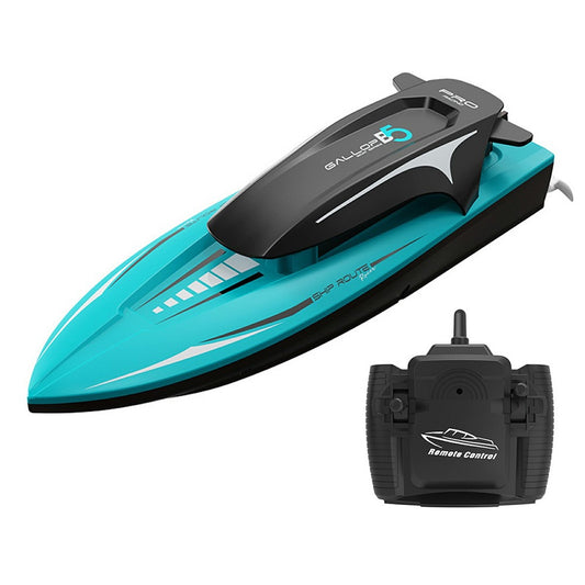 B5 RC Boat High Speed Motorboat 4 Channel 2.4G Electric Yacht Model Toy for Summer Water Fun (Single Battery)