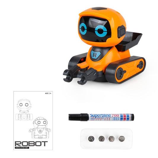 JLY TOYS For Children Collision Resistant Line Following Smart Robot Toy with Sound Effects