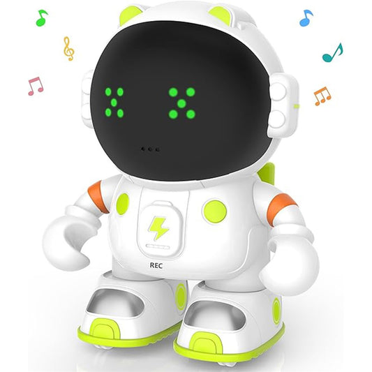 AT100 Smart Robot Toy Interactive Voice Controlled Astronaut Toy with Touch Sensors  /  Recording Function for Kids