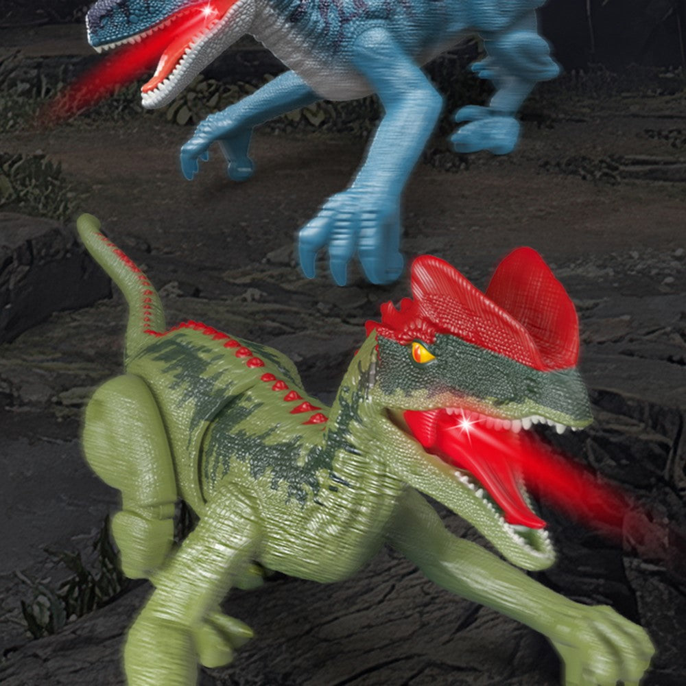 SM020 Children 2.4G Walking Dinosaur Toy with Sound, Light Simulation Mini Electric RC Dinosaur Model Toys