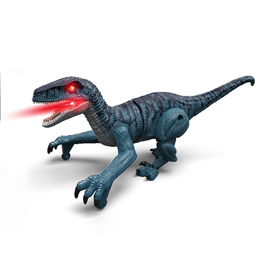 SM020 Children 2.4G Walking Dinosaur Toy with Sound, Light Simulation Mini Electric RC Dinosaur Model Toys