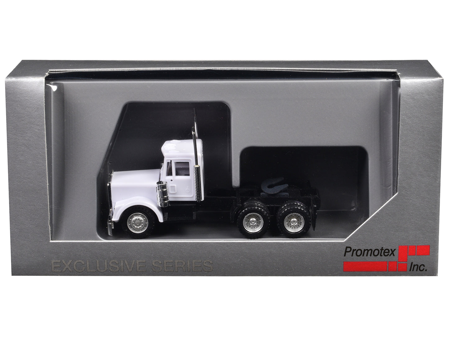 Kenworth W900 Short Day Cab "New Version" White 1/87 (HO) Plastic Model Car by Promotex