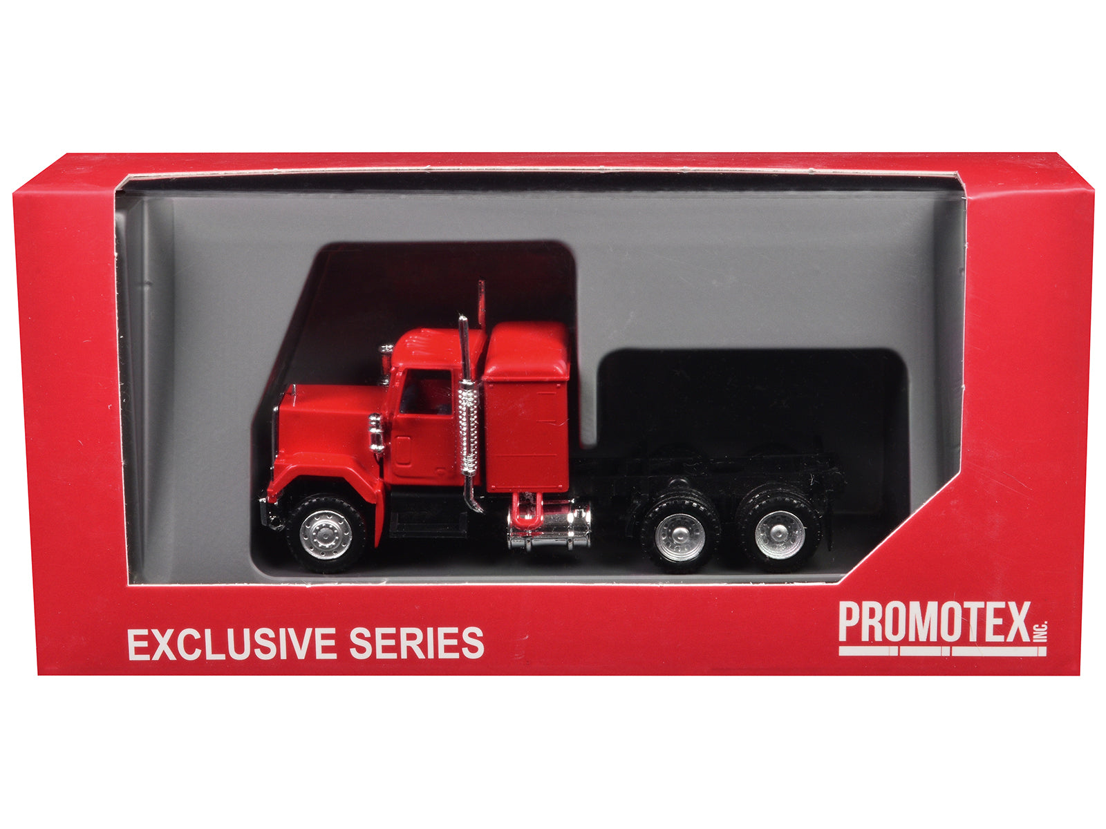 GMC Sleeper Cab Red 1/87 (HO) Plastic Model Car by Promotex