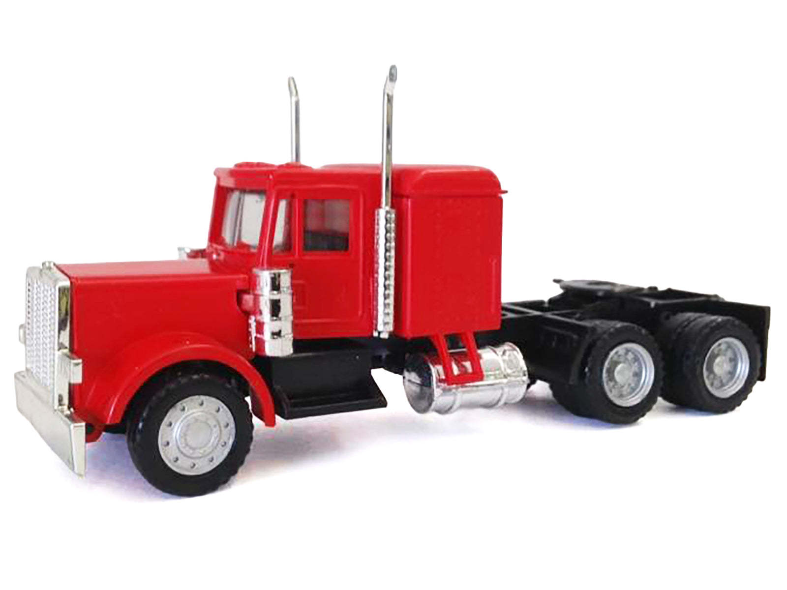 Peterbilt Long Tractor Red 1/87 (HO) Plastic Model Car by Promotex