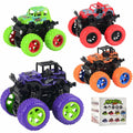 9cm Little Jeep Off-Road Vehicle Strong Four Big Wheel Inertia Scale Friction Power Car Boy Toy Gift