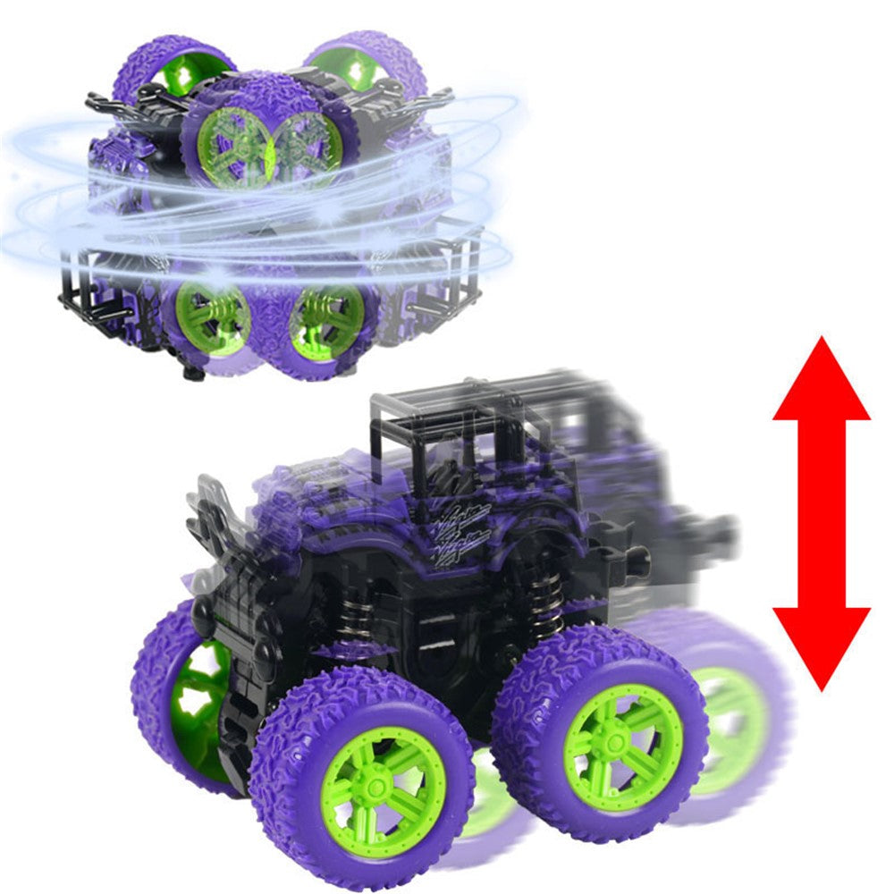 9cm Little Jeep Off-Road Vehicle Strong Four Big Wheel Inertia Scale Friction Power Car Boy Toy Gift