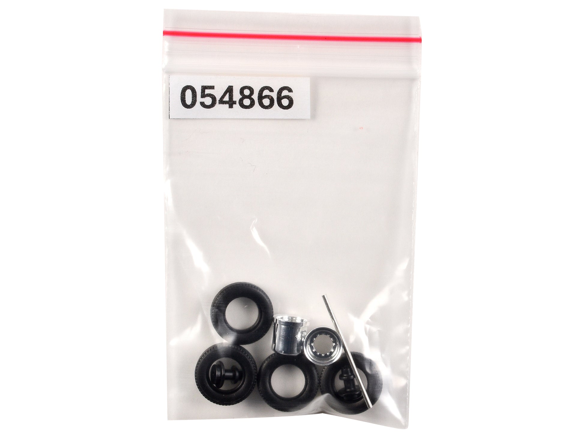 Rear Hypoid Wheelset Chrome 1/87 (HO) Plastic Model by Promotex