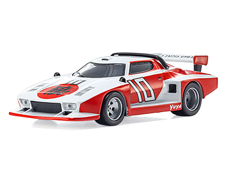 Lancia Stratos #10 White and Red "The Circuit Wolf" Manga 1/64 Diecast Model Car by Kyosho