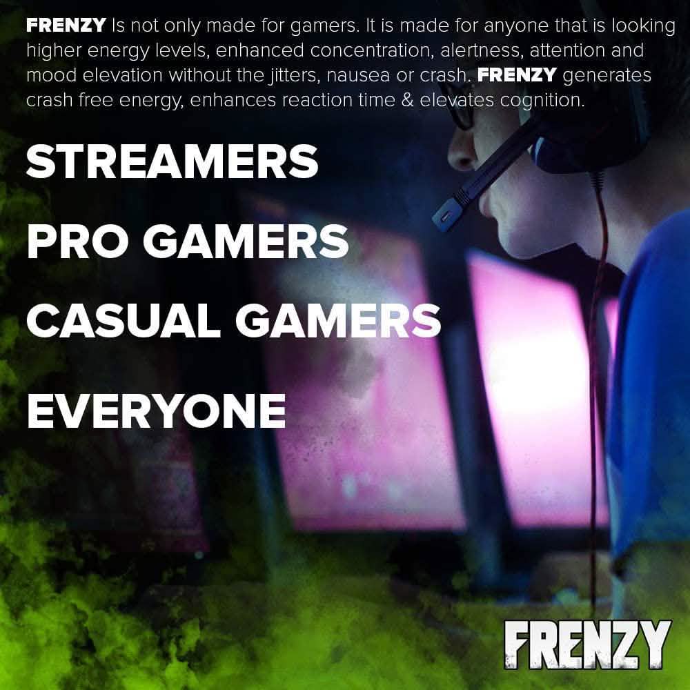 100% Natural Frenzy Gaming Energy Patches