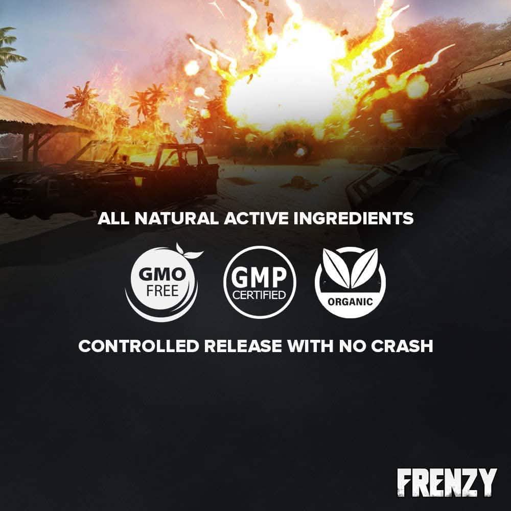 100% Natural Frenzy Gaming Energy Patches