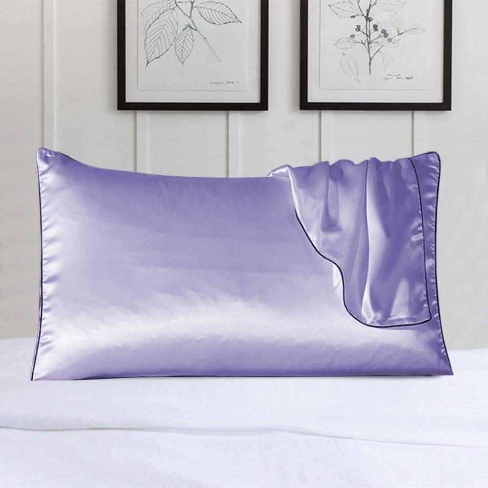 100% Satin Pillow Cover With Trim