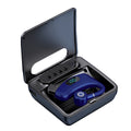 V12 Business Single Ear Digital Display Wireless Earhook Bluetooth-compatible Headset Hands-free Call Earphone with Charging Case