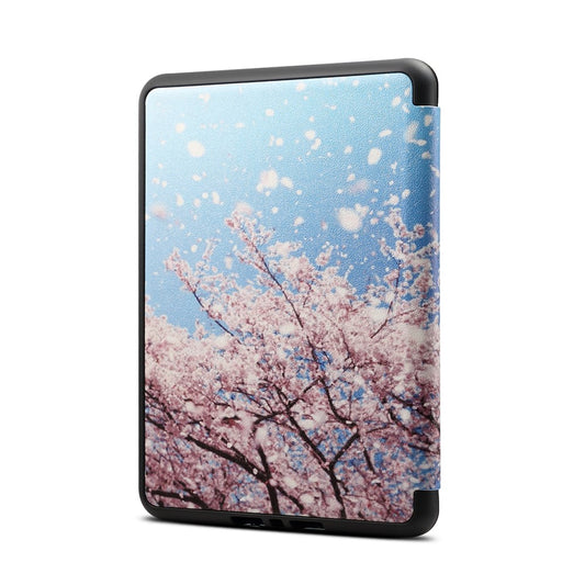 Patterned Protective Leather Smart Case for Amazon Kindle Paperwhite 4 (2018)