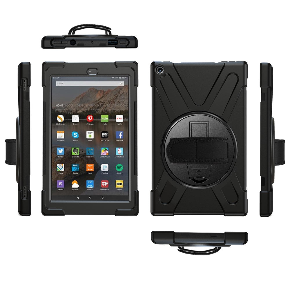 [X-Shape] PC + Silicone Combo Tablet Case for Amazon Fire HD 10 (2018) / (2017)