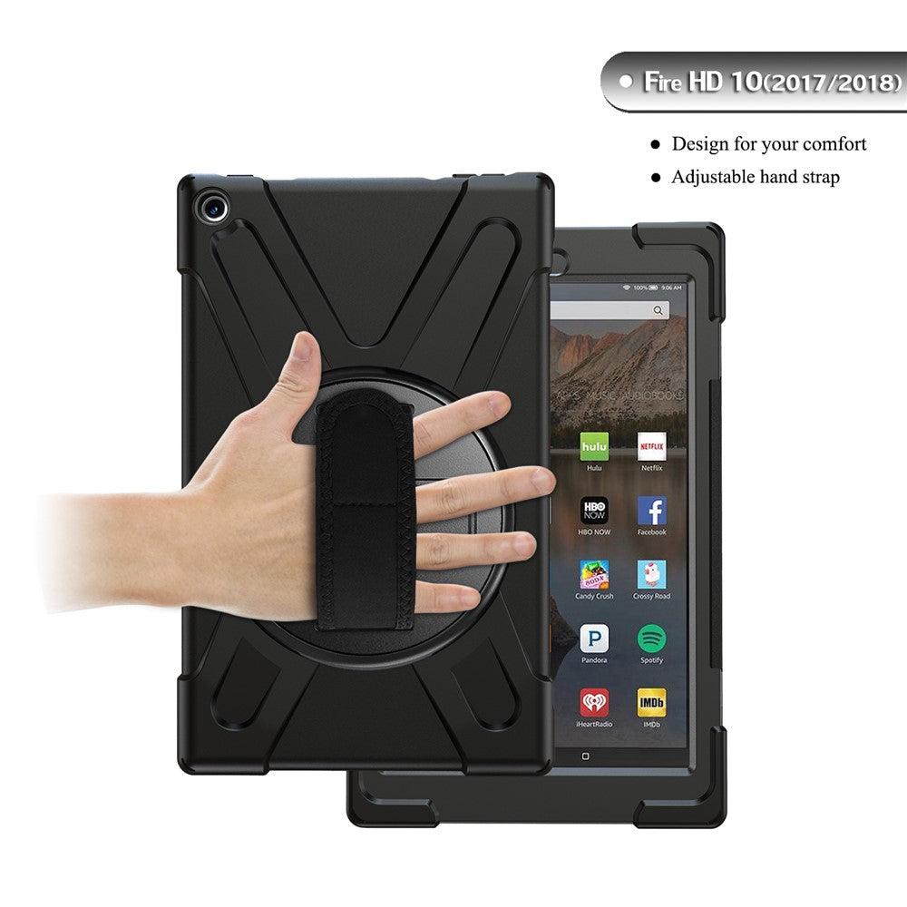 [X-Shape] PC + Silicone Combo Tablet Case for Amazon Fire HD 10 (2018) / (2017)