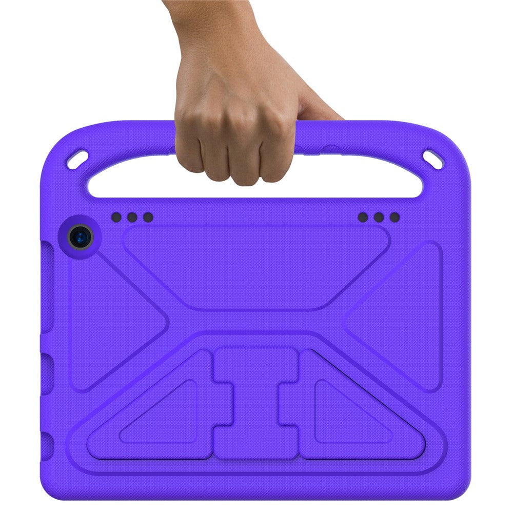 Anti-drop EVA Tablet Case Cover with Kickstand Handle Design for Amazon Fire HD 8 (2020)/Fire HD 8 Plus (2020)