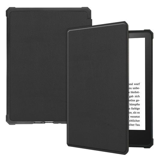 For Amazon Kindle Paperwhite 5 (2021) 6.8-inch Drop-Resistant PU Leather + TPU Protective Case Auto Wake/Sleep Case