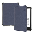 ENKAY HAT PRINCE For Amazon Kindle Paperwhite 5 (2021) Jean Cloth Texture Leather Cover with Auto Wake / Sleep