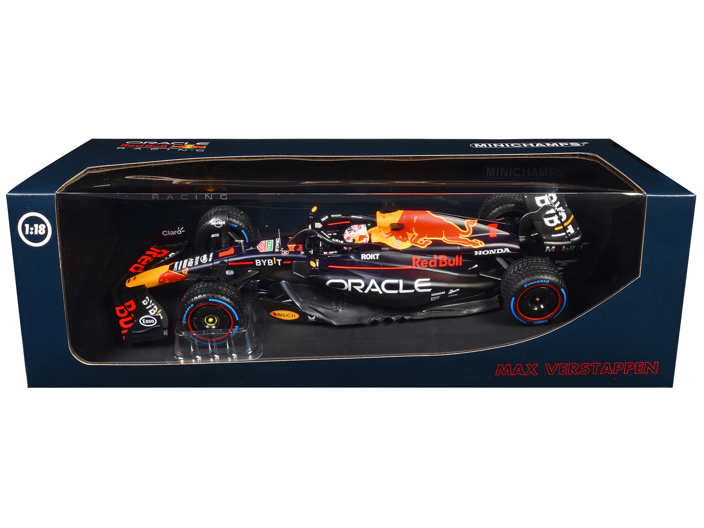 Red Bull Racing RB19 #1 Max Verstappen "Oracle" Winner F1 Formula One "Dutch GP" (2023) with Driver Limited Edition to 230 pieces Worldwide 1/18 Diecast Model Car by Minichamps