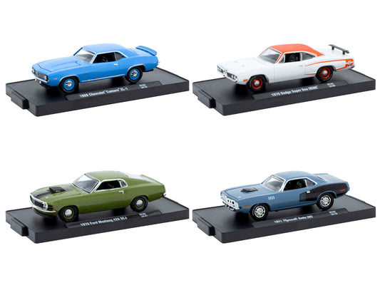 "Auto-Drivers" Set of 4 pieces in Blister Packs Release 125 Limited Edition to 7500 pieces Worldwide 1/64 Diecast Model Cars by M2 Machines