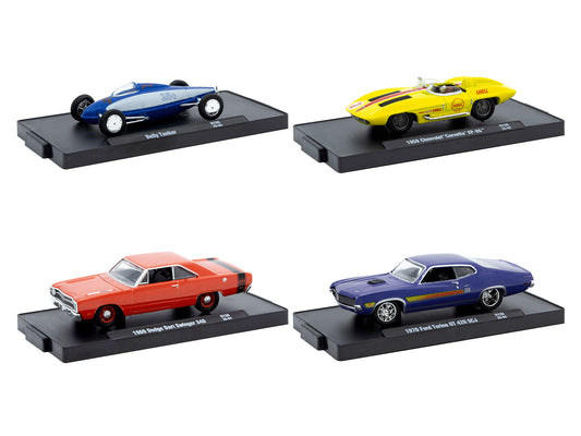 "Auto-Drivers" Set of 4 pieces in Blister Packs Release 126 Limited Edition to 9600 pieces Worldwide 1/64 Diecast Model Cars by M2 Machines