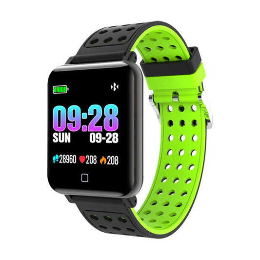 Smart Wristband Heart Rate Blood Pressure Monitor Smart Sports Bracelet with Silicone Watchband