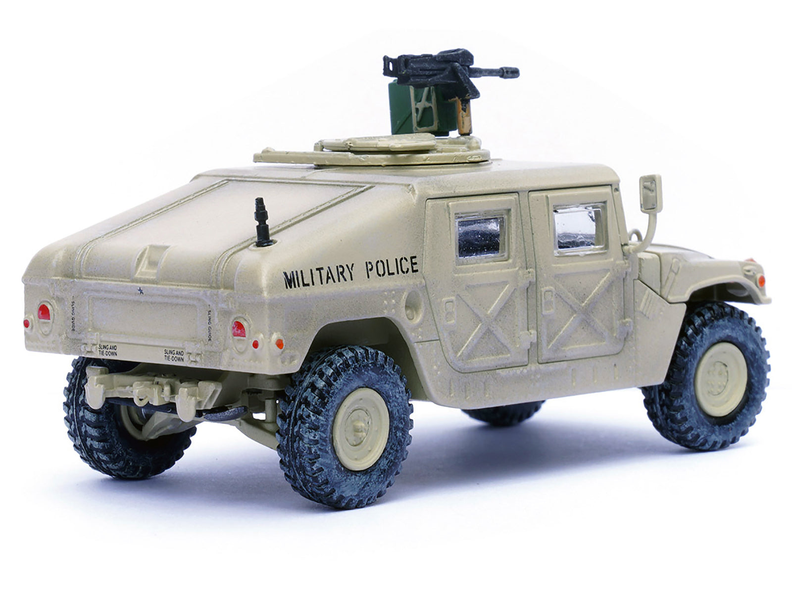 M988 Modern 4√ó4 Utility Vehicle with Grenade Launcher Desert Sand "Military Police 4th Traffic Platoon A company 92nd MP Battalion 89th MP Brigade Ad Daman Saudi Arabia Gulf War" (1990) "Military Miniature" Series 1/64 Diecast Model by Panzerkampf