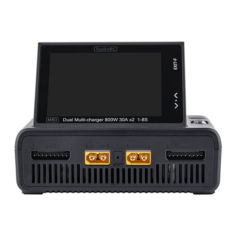 ToolkitRC Touch Color Screen M8D Dual Charger High Power Input UAV Balance
