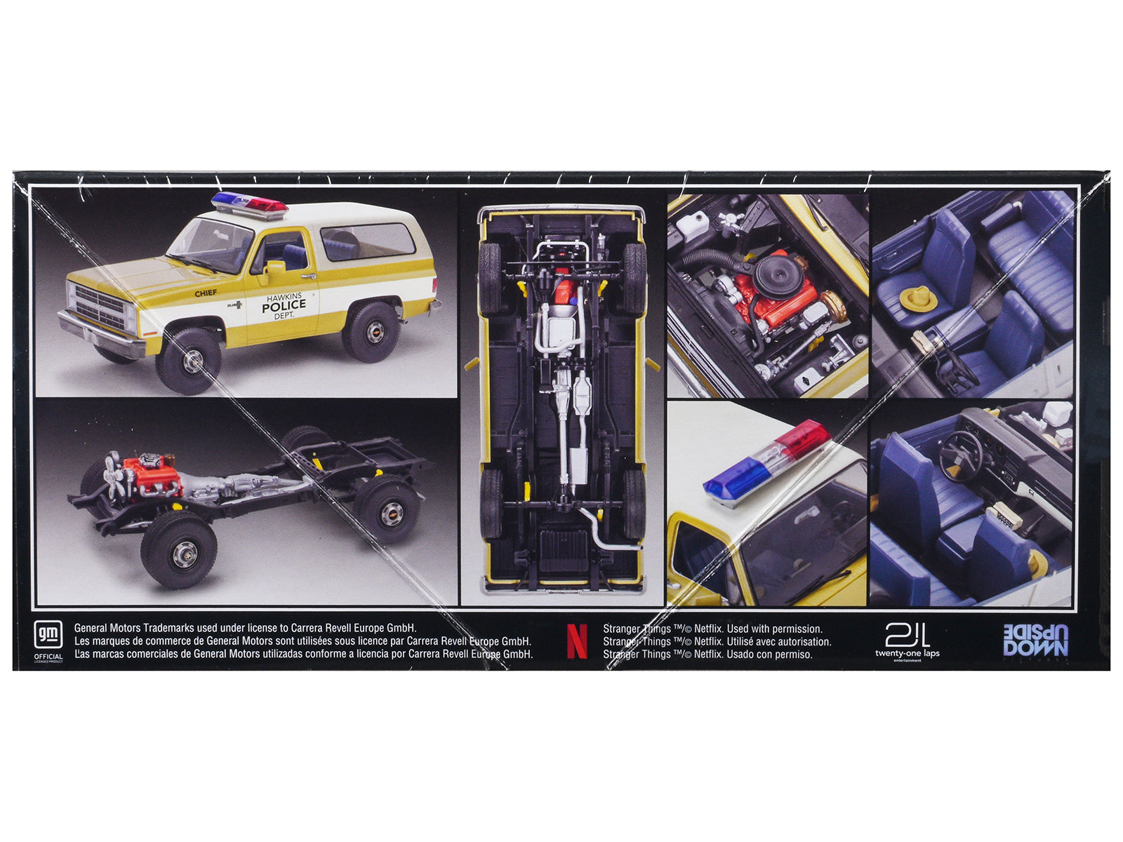 Level 4 Model Kit Jim Hopper's 1985 Chevrolet K5 Blazer "Stranger Things" (2016-Current) TV Series 1/25 Scale Model by Revell