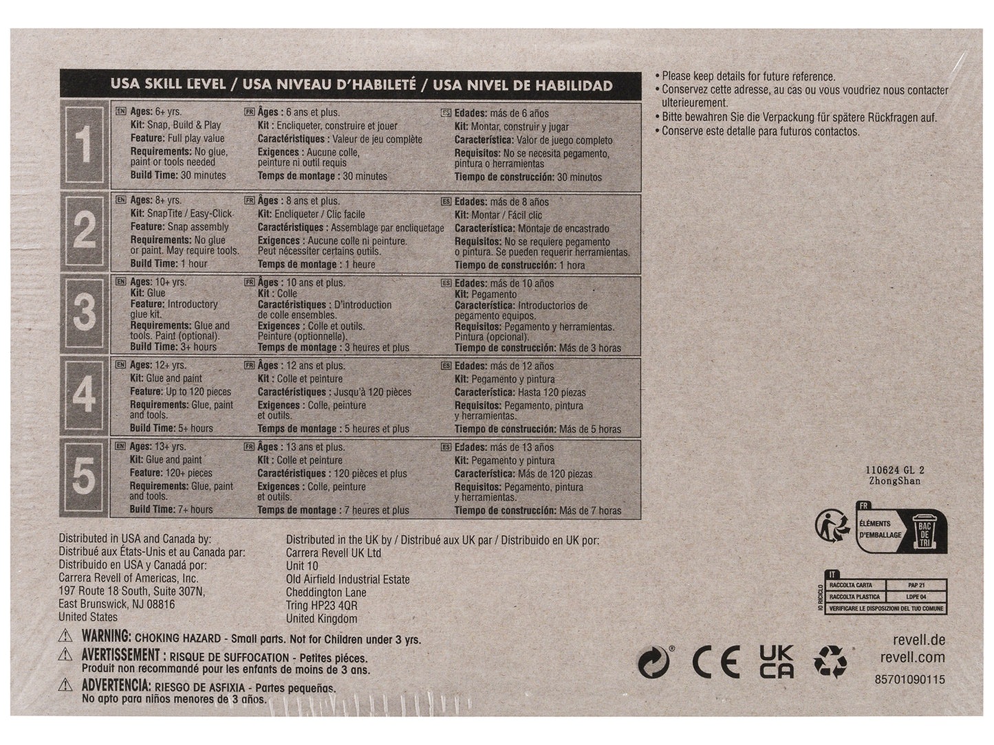 Level 4 Model Kit Jim Hopper's 1985 Chevrolet K5 Blazer "Stranger Things" (2016-Current) TV Series 1/25 Scale Model by Revell