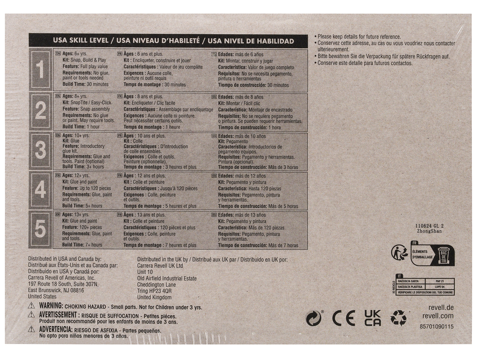 Level 4 Model Kit Jim Hopper's 1985 Chevrolet K5 Blazer "Stranger Things" (2016-Current) TV Series 1/25 Scale Model by Revell