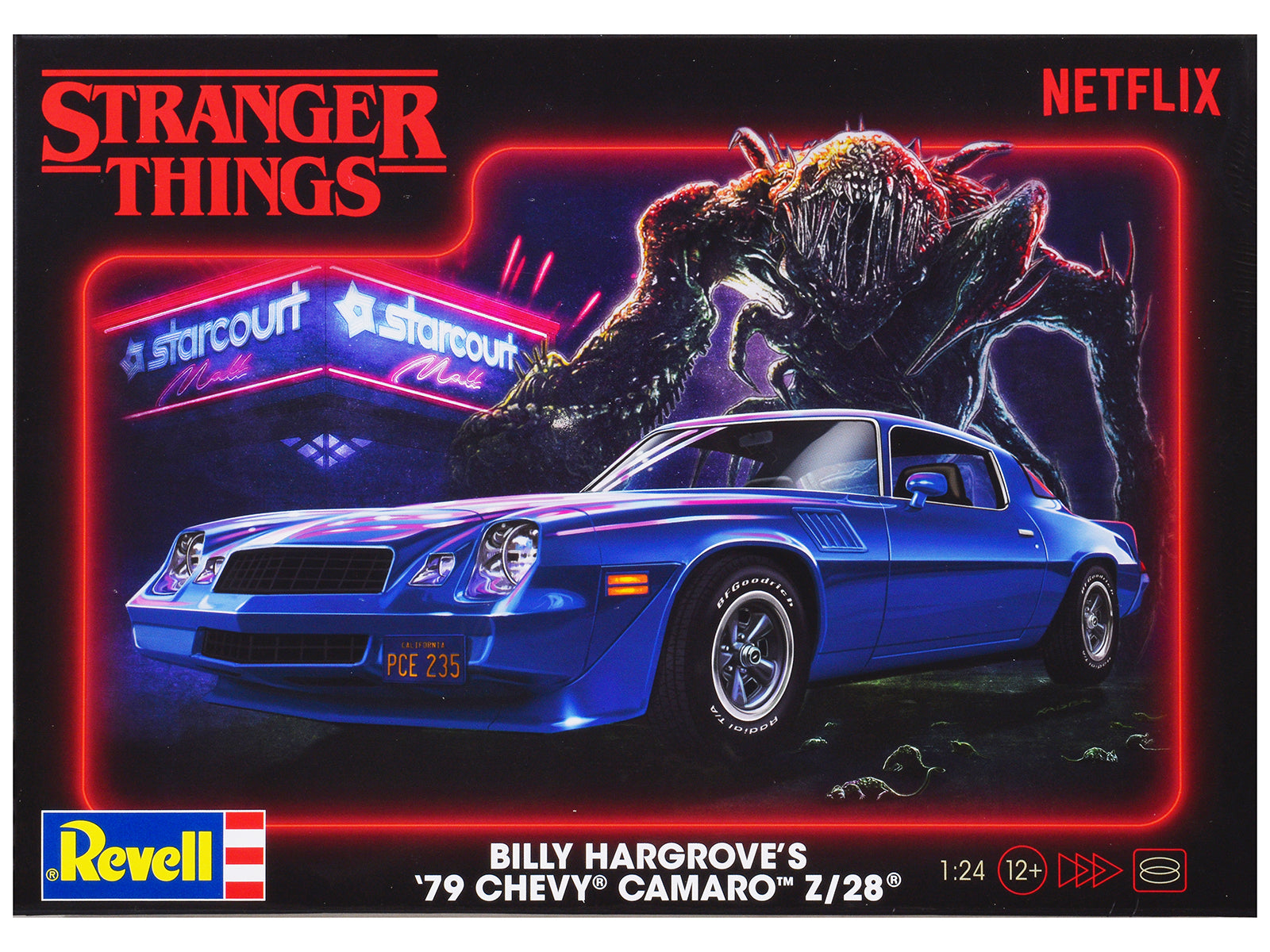 Level 4 Model Kit Billy Hargrove‚Äôs 1979 Chevrolet Camaro Z/28 "Stranger Things" (2016-Current) TV Series 1/24 Scale Model by Revell