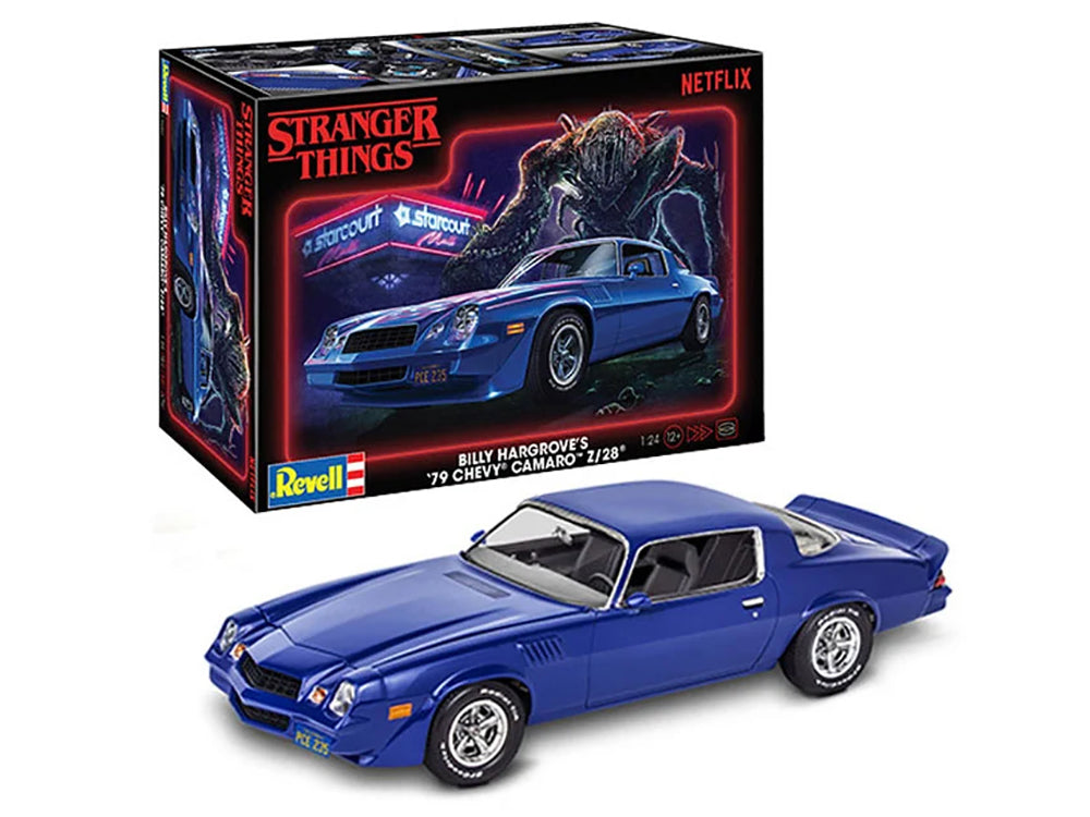 Level 4 Model Kit Billy Hargrove‚Äôs 1979 Chevrolet Camaro Z/28 "Stranger Things" (2016-Current) TV Series 1/24 Scale Model by Revell