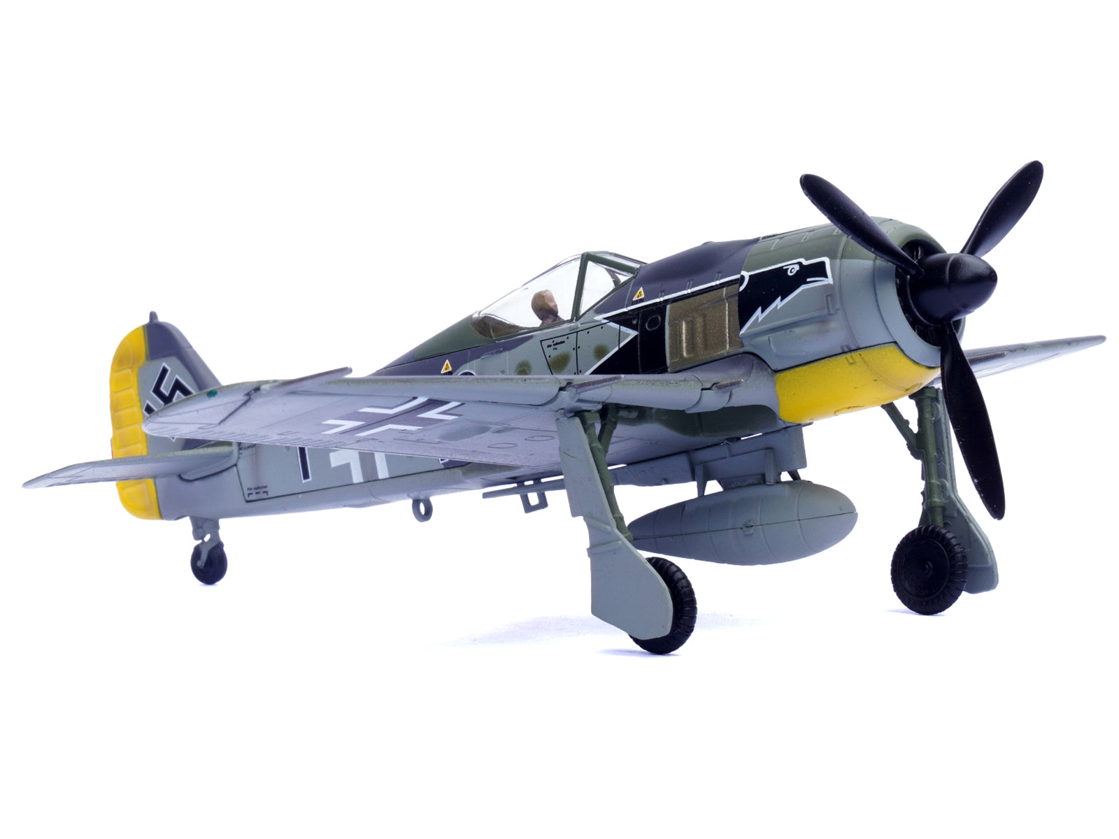 Focke-Wulf Fw 190A Aircraft "Black 13 8./JG 2 Richthofen France" (1943) German Luftwaffe 1/72 Diecast Model Airplane by Legion