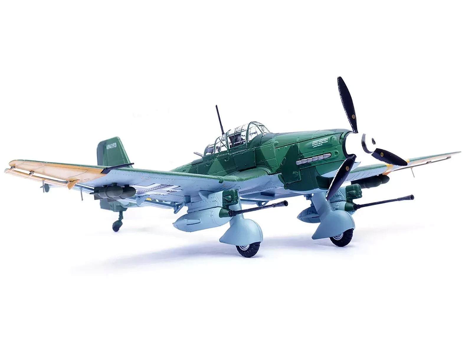 Junkers Ju 87G2 Stuka Bomber Aircraft "10.(Pz)/SG 2 Immelmann Oberst Hans-Ulrich Rudel Slovakia" (1944) German Luftwaffe "Wing" Series 1/72 Diecast Model by Panzerkampf