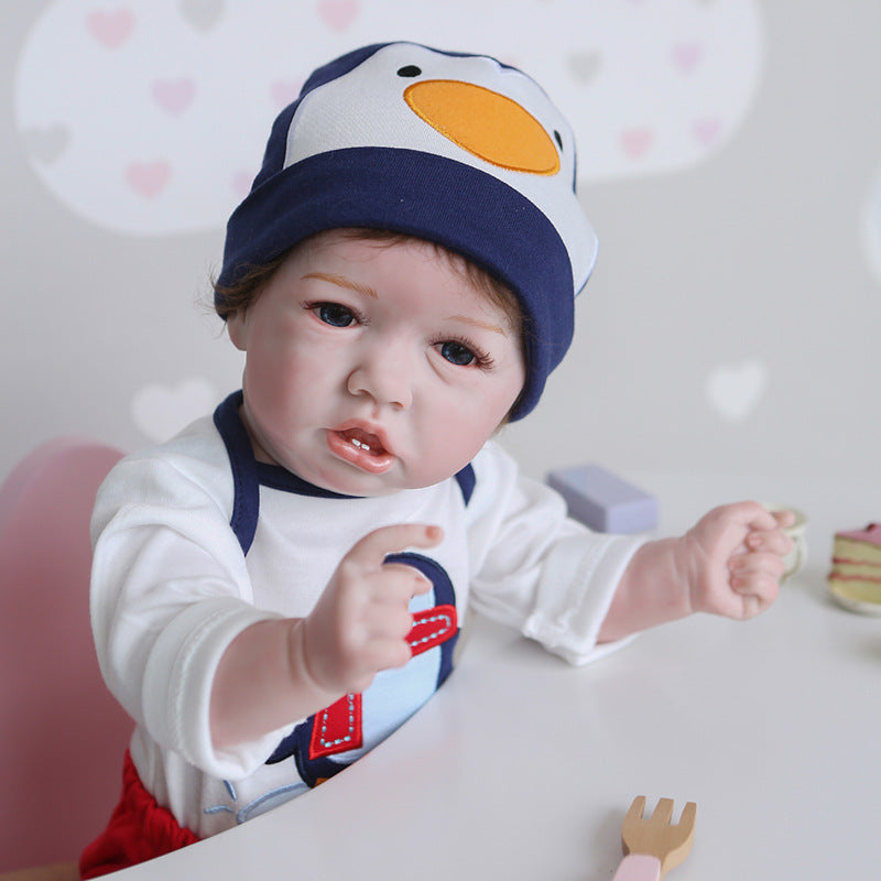 22inch Reborn Saskia Boy Doll Reborn Baby Simulation Doll