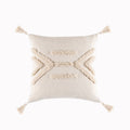 Bohemian Famous Style Tufted Pillow Cover Modern Minimalist Cushion Cover Geometric Tassel Pillow Cover