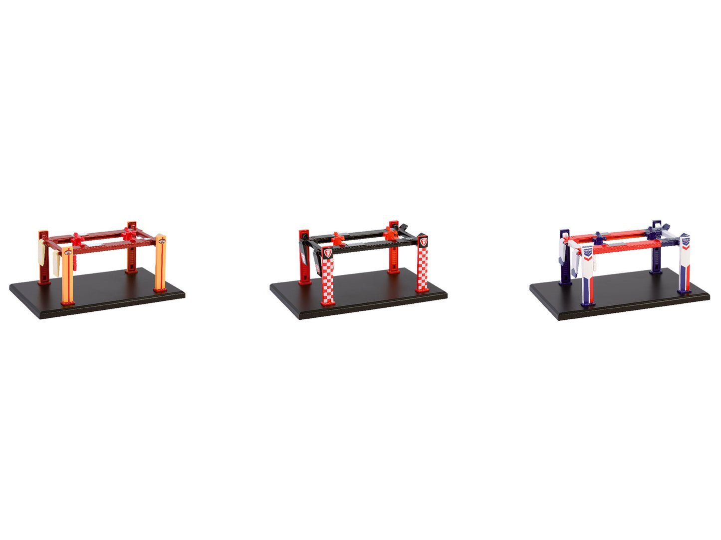 "Four-Post Lifts" Set of 3 pieces Series 6 1/64 Diecast Models by Greenlight
