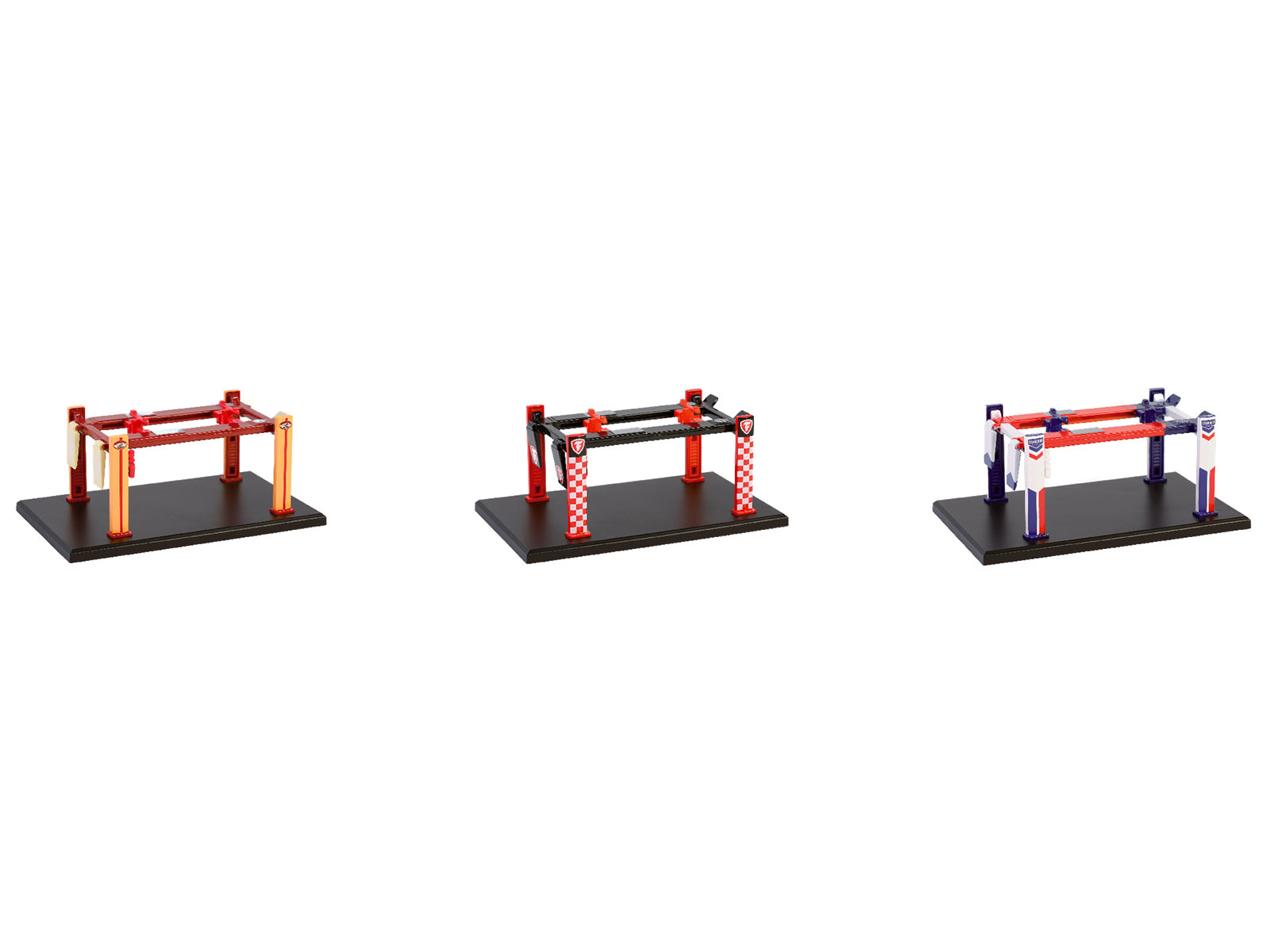 "Four-Post Lifts" Set of 3 pieces Series 6 1/64 Diecast Models by Greenlight