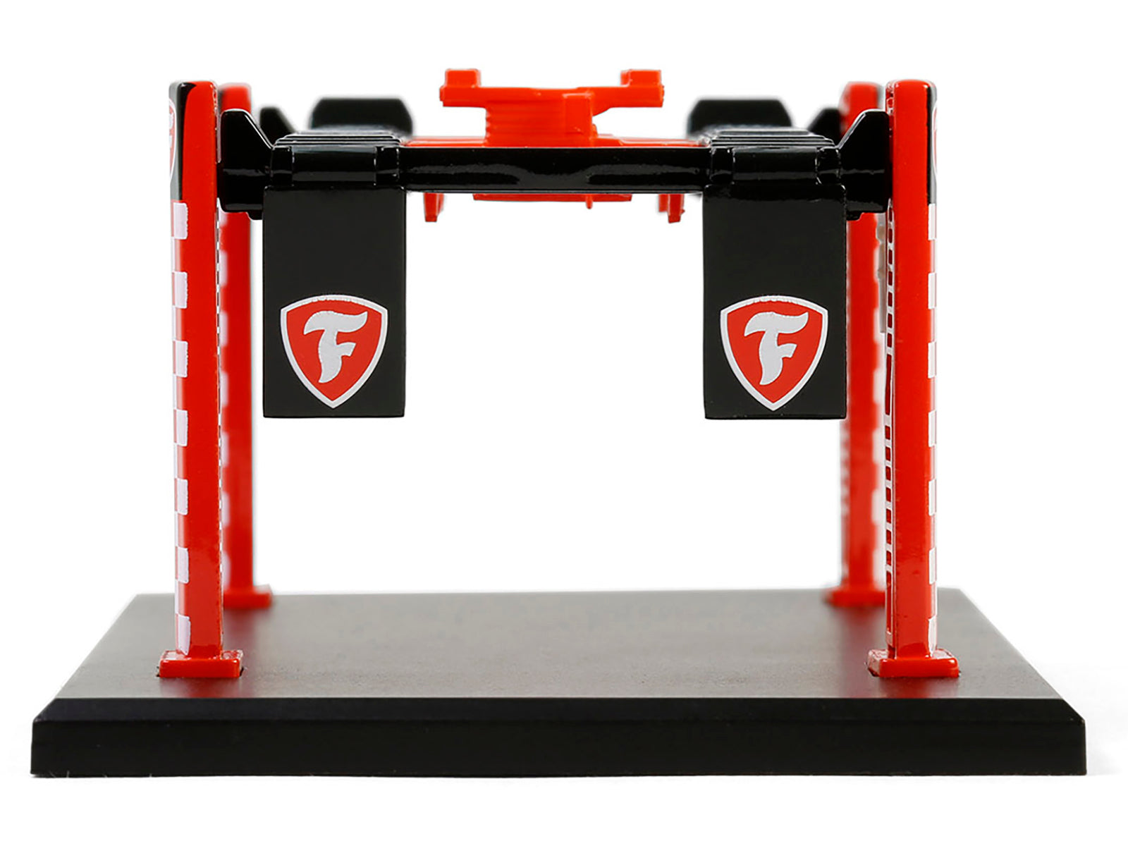 Adjustable Four-Post Lift "Firestone" Red and White "Four-Post Lifts" Series 6 1/64 Diecast Model by Greenlight