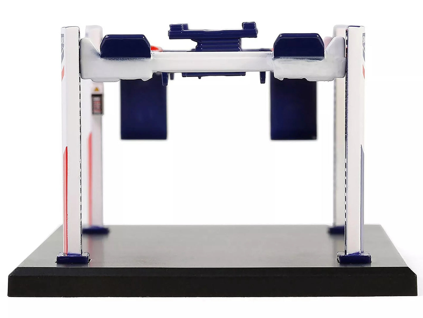 Adjustable Four-Post Lift "Standard Oil" Red White and Blue "Four-Post Lifts" Series 6 1/64 Diecast Model by Greenlight