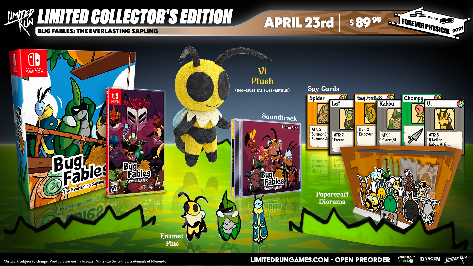 Bug Fables: The Everlasting Sapling Collector Edition (Limited Run #105) (Nintendo Switch)