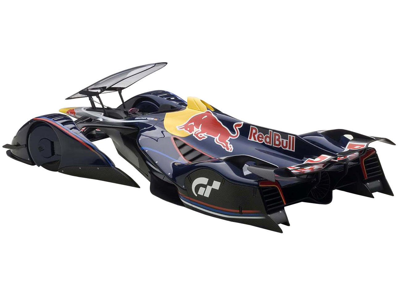 Red Bull X2014 Fan Car Red Bull Color Sebastian Vettel 1/18 Model Car by Autoart 