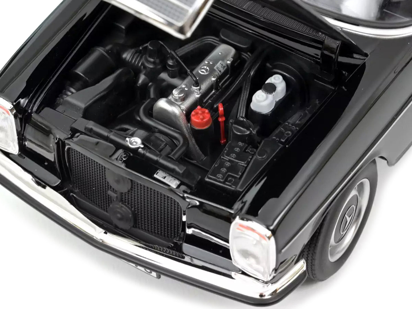 1968 Mercedes-Benz 200 Taxi Black 1/18 Diecast Model Car by Norev