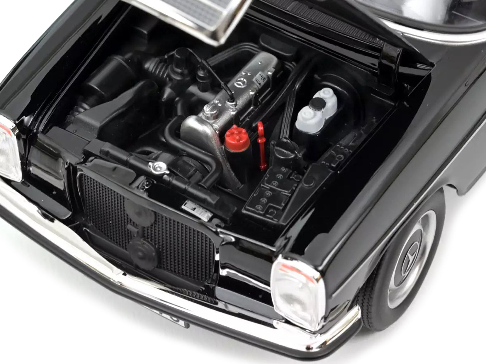 1968 Mercedes-Benz 200 Taxi Black 1/18 Diecast Model Car by Norev