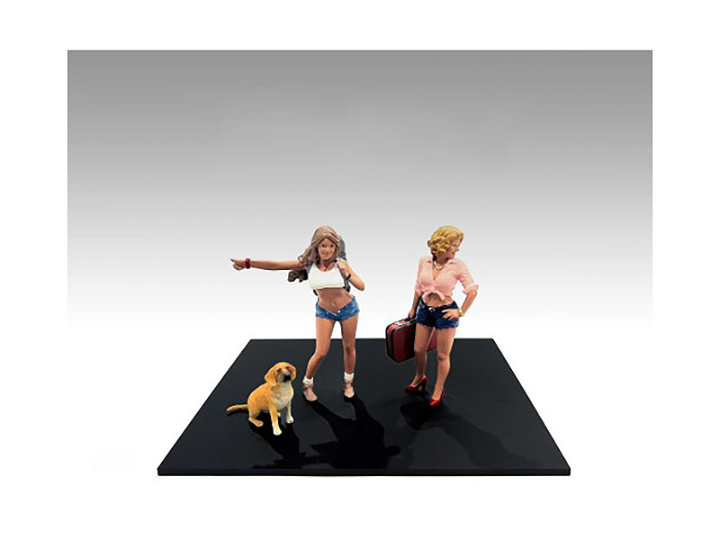 "Figure24 Series 1" 9 piece Figure Set for 1/24 Scale Models by American Diorama